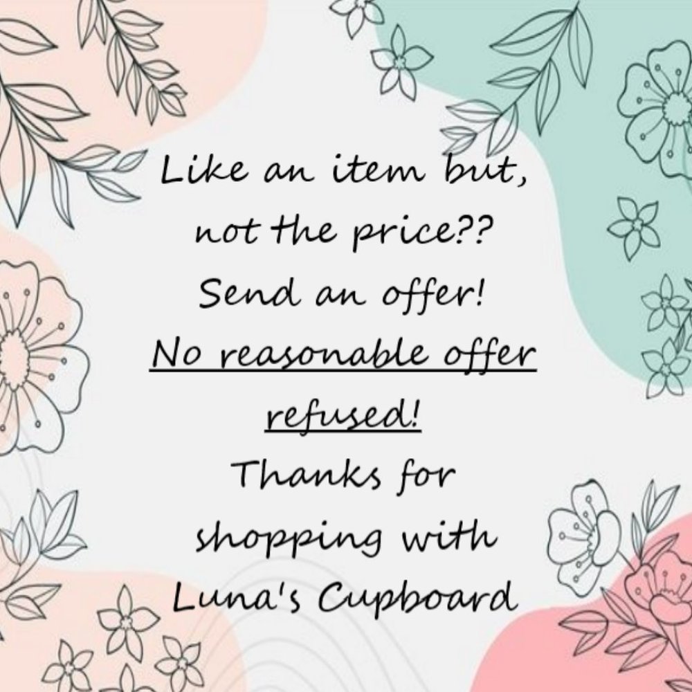 Like the item, not in love with the price? Send an Offer - I will negotiate :)